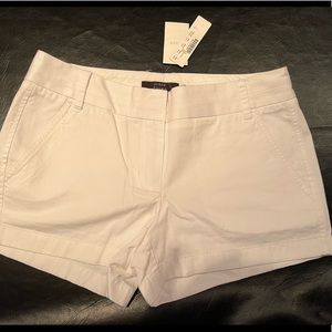 J.CREW Chino 3” White Shorts - NWT